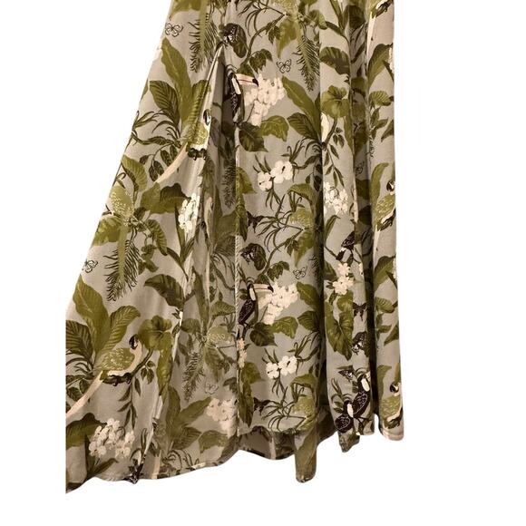 Reformation Rare Tropical Bird-Print Maxi Dress Size 8 Wedding Vacay GardenParty - Picture 5 of 11